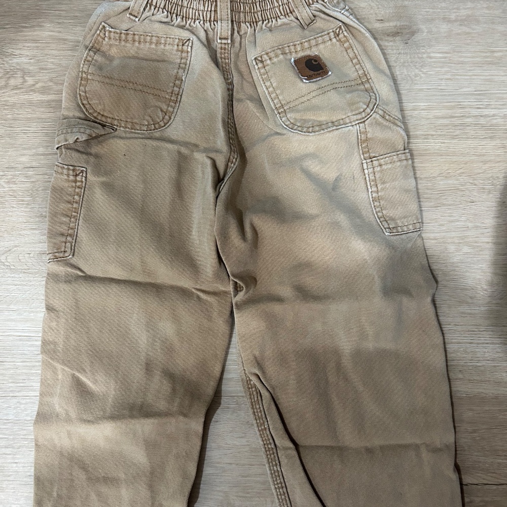 Boys Carhartt Canvas Trousers, size 5 - Picture 3 of 5